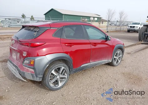 2018 Hyundai Kona Limited z USA, uszkodzony, nr VIN KM8K3CA56JU126221